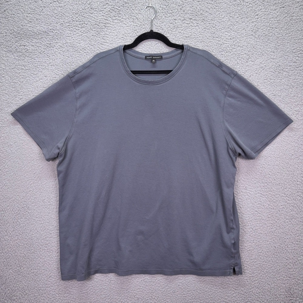 Robert Barakett Tshirt Mens 3XL Cool Grey The Barakett Tee Pima Cotton Everyday